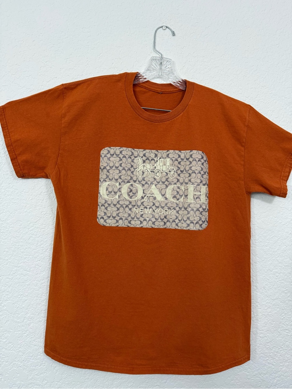 COACH Horse And Carriage T-Shirt Men’s Size M Organic Cotton